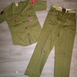 Green Scout Uniform Shirt and Pants